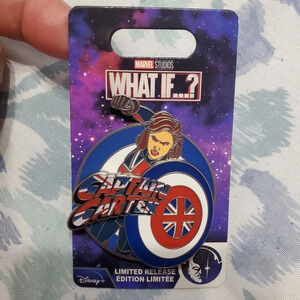 Disney Captain Carter Pin – Marvel What If . . . ? – Limited Release Pin